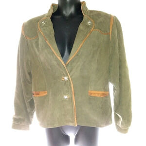 Beautiful mint condition vintage italian leather jacket 😍